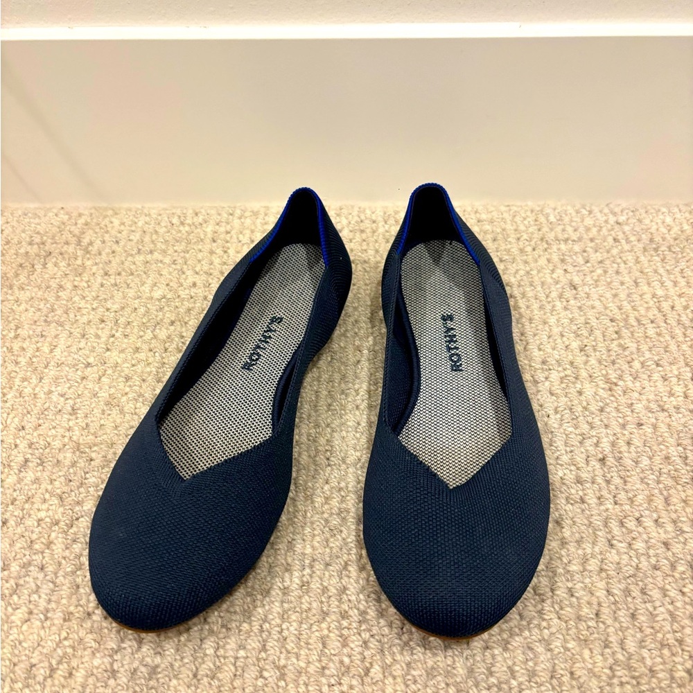 Rothy's sz 11 The Flat Navy Blue